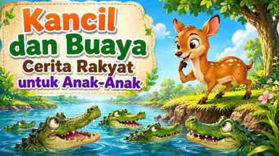 kancil dan buaya cerita rakyat untuk anak-anak