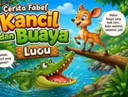 Cerita Fabel Kancil dan Buaya Lucu
