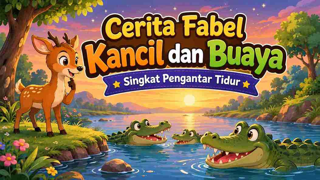 Cerita Fabel Kancil dan Buaya