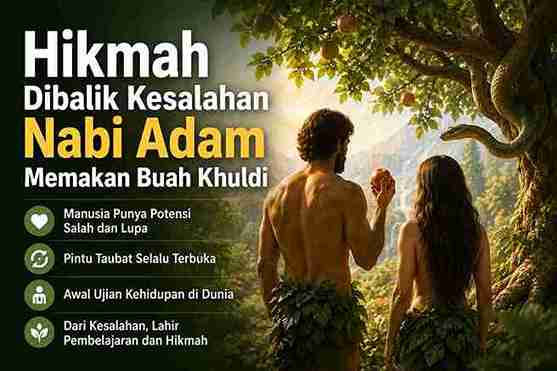 Hikmah Dibalik Kesalahan Nabi Adam Memakan Buah Khuldi