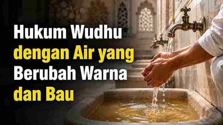 Hukum Wudhu dengan Air yang Berubah Warna dan Bau 2 Hukum Wudhu dengan Air yang Berubah Warna dan Bau