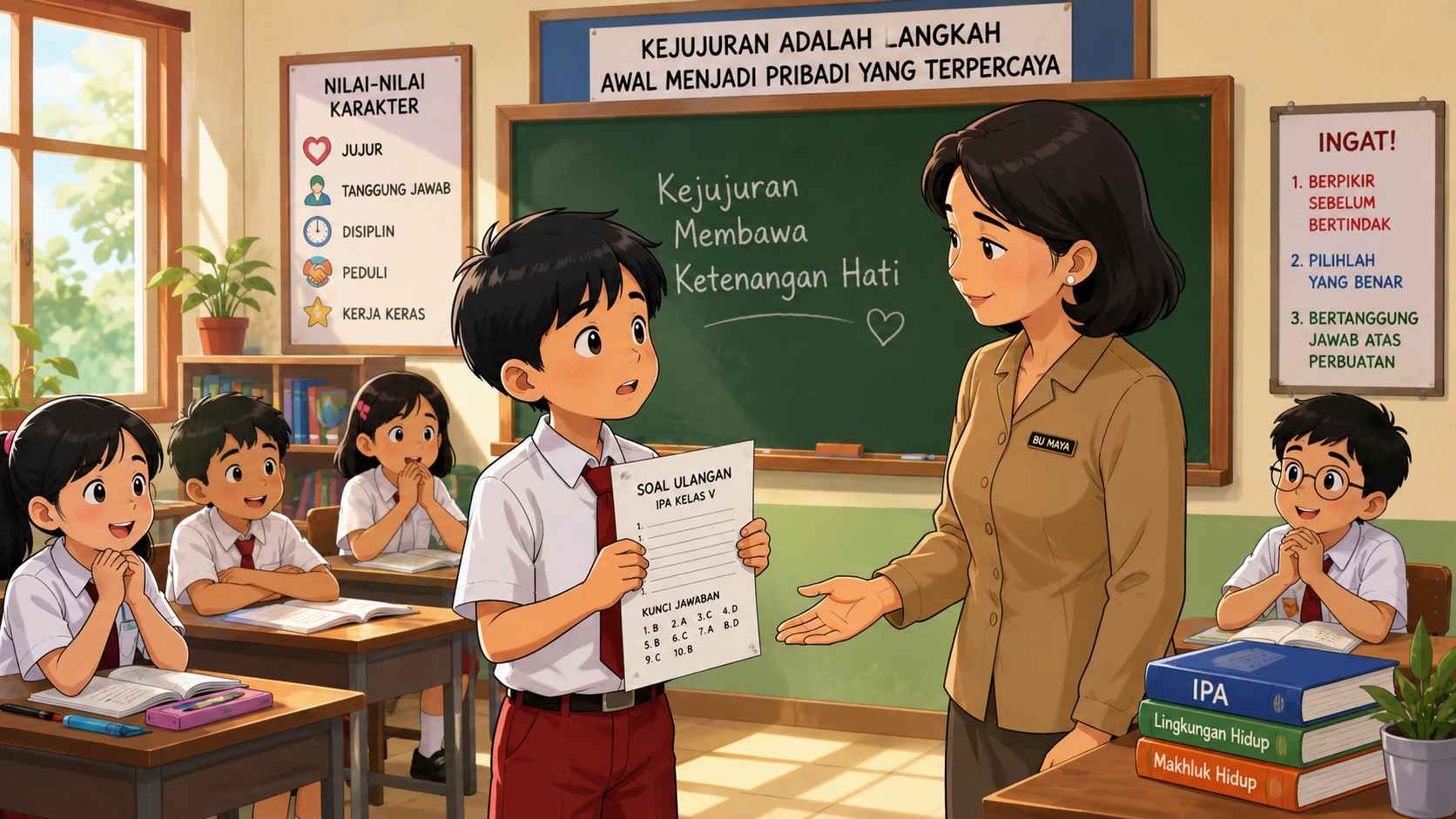 Cerita Pendek Pendidikan Karakter untuk Anak SD dan Pesan Moralnya