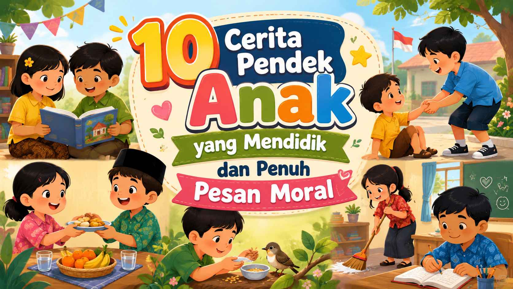 10 Cerita Pendek Anak yang Mendidik dan Penuh Pesan Moral