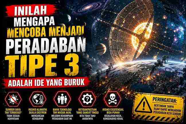 Mengapa Peradaban Tipe 3 Bisa Berakhir Buruk