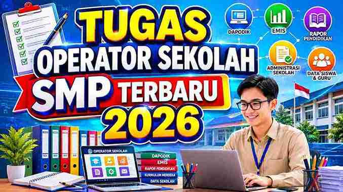 Tugas Operator Sekolah SMP Terbaru 2026