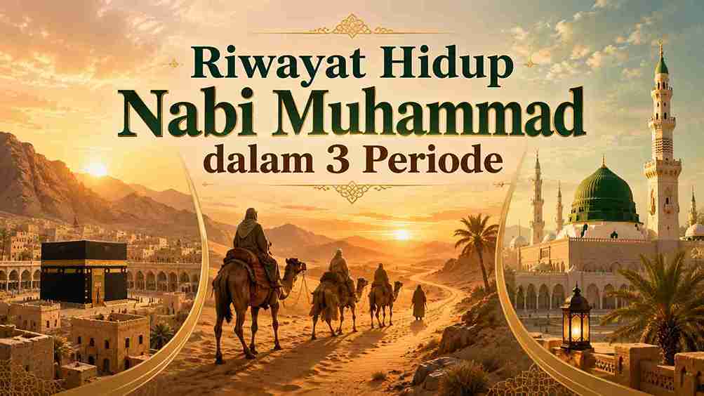 Riwayat Hidup Nabi Muhammad dalam 3 Periode