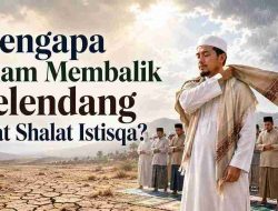 Mengapa Imam Membalik Selendang Saat Shalat Istisqa?