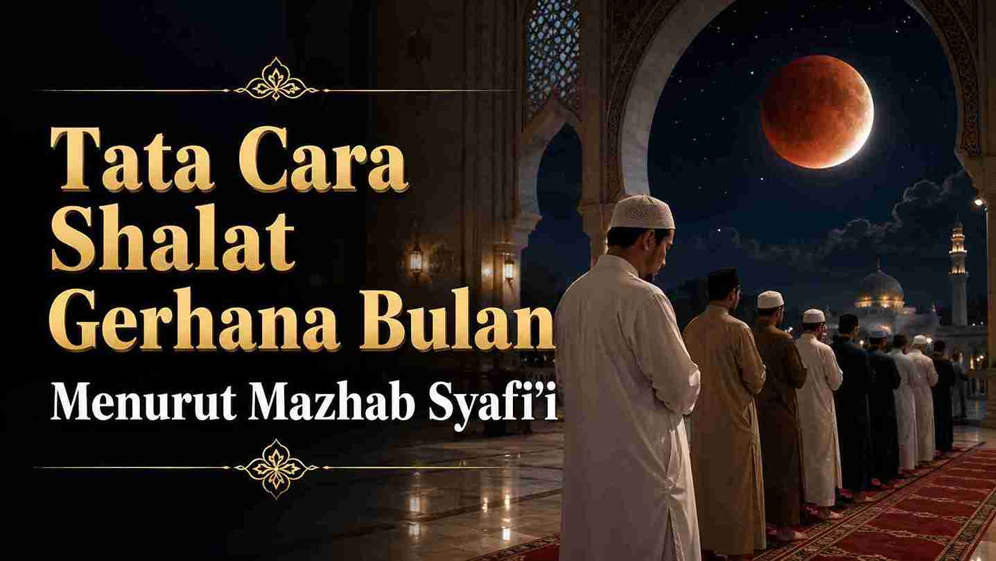 Tata Cara Shalat Gerhana Bulan Menurut Mazhab Syafi’i