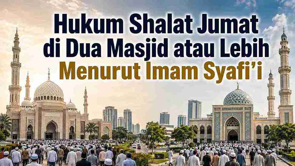 Hukum Shalat Jumat di Dua Masjid atau Lebih Menurut Imam Syafi’i
