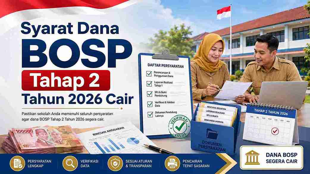Syarat Dana BOSP Tahap 2 Tahun 2026 Cair