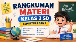 Rangkuman Materi Kelas 3 SD Semester 1 dan 2