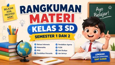 Rangkuman Materi Kelas 3 SD Semester 1 dan 2