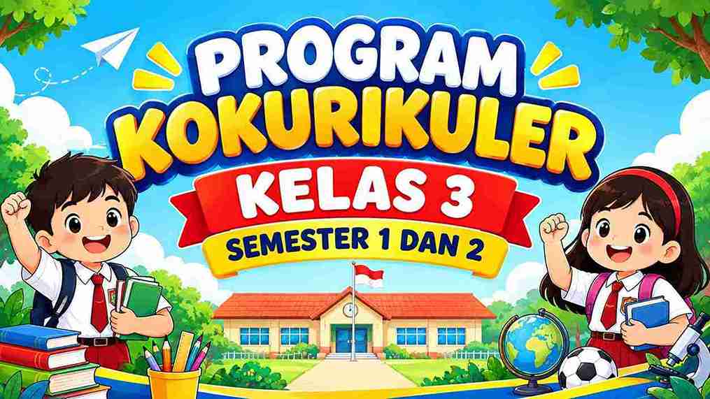 Program Kokurikuler Kelas 3 Semester 1 dan 2