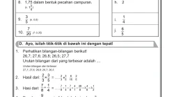 Kunci Jawaban Soal Pecahan dan Desimal Matematika Kelas VI SD