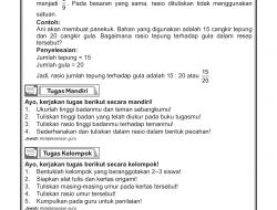 Cara Menuliskan Rasio dan Contoh Penerapannya dalam Matematika Kelas VI SD