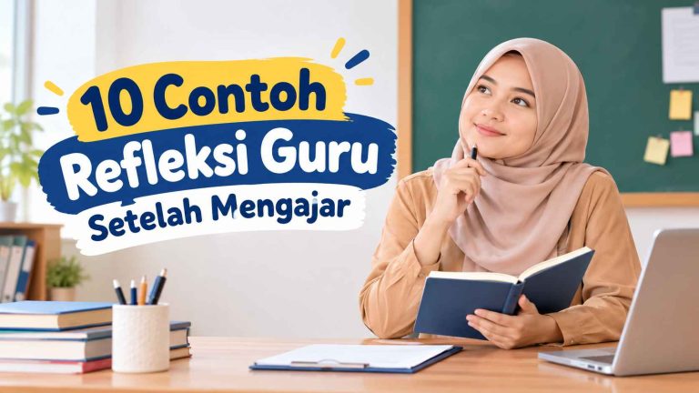 10 Contoh Refleksi Guru Setelah Mengajar beserta Jawabannya
