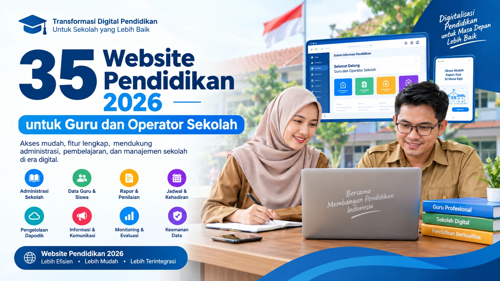 35 Website Pendidikan 2026 untuk Guru dan Operator Sekolah