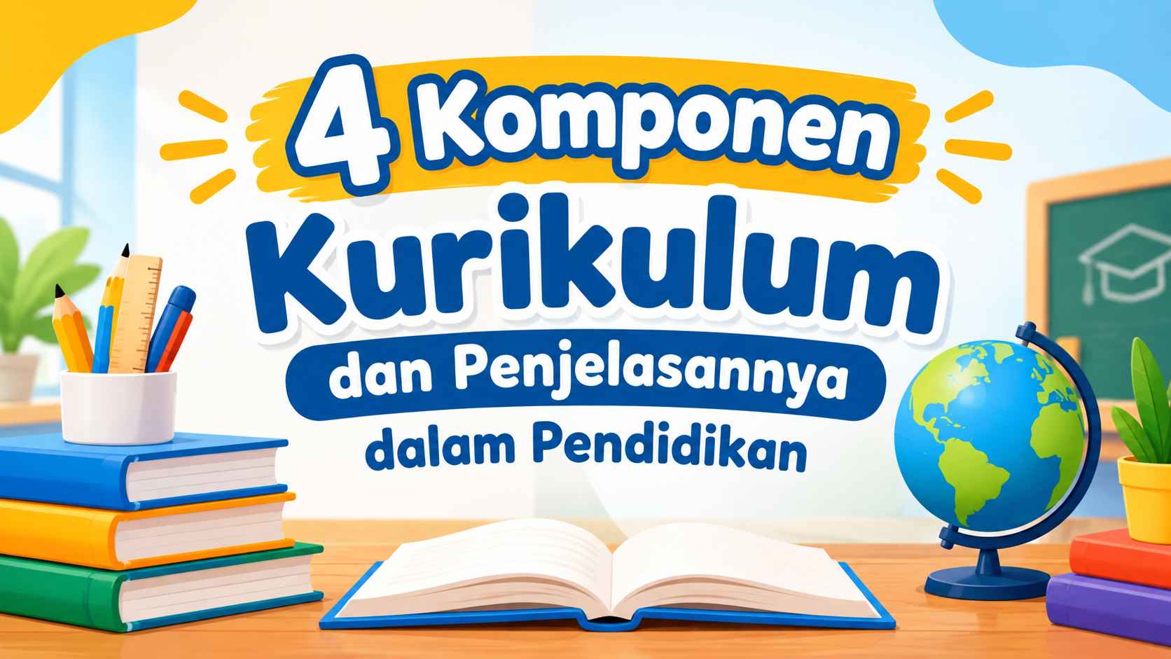 4 Komponen Kurikulum dan Penjelasannya dalam Pendidikan