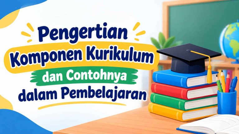 Pengertian Komponen Kurikulum dan Contohnya dalam Pembelajaran